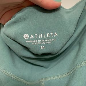 Athleta Teal Capri Leggings M